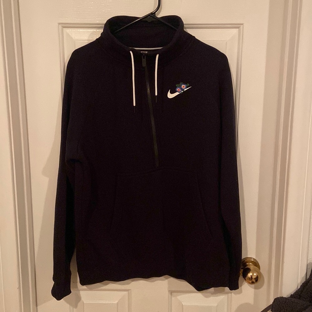 Nike floral 3 quarter zip jacket